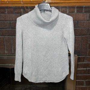 Tahari Light Gray Turtleneck Sweater